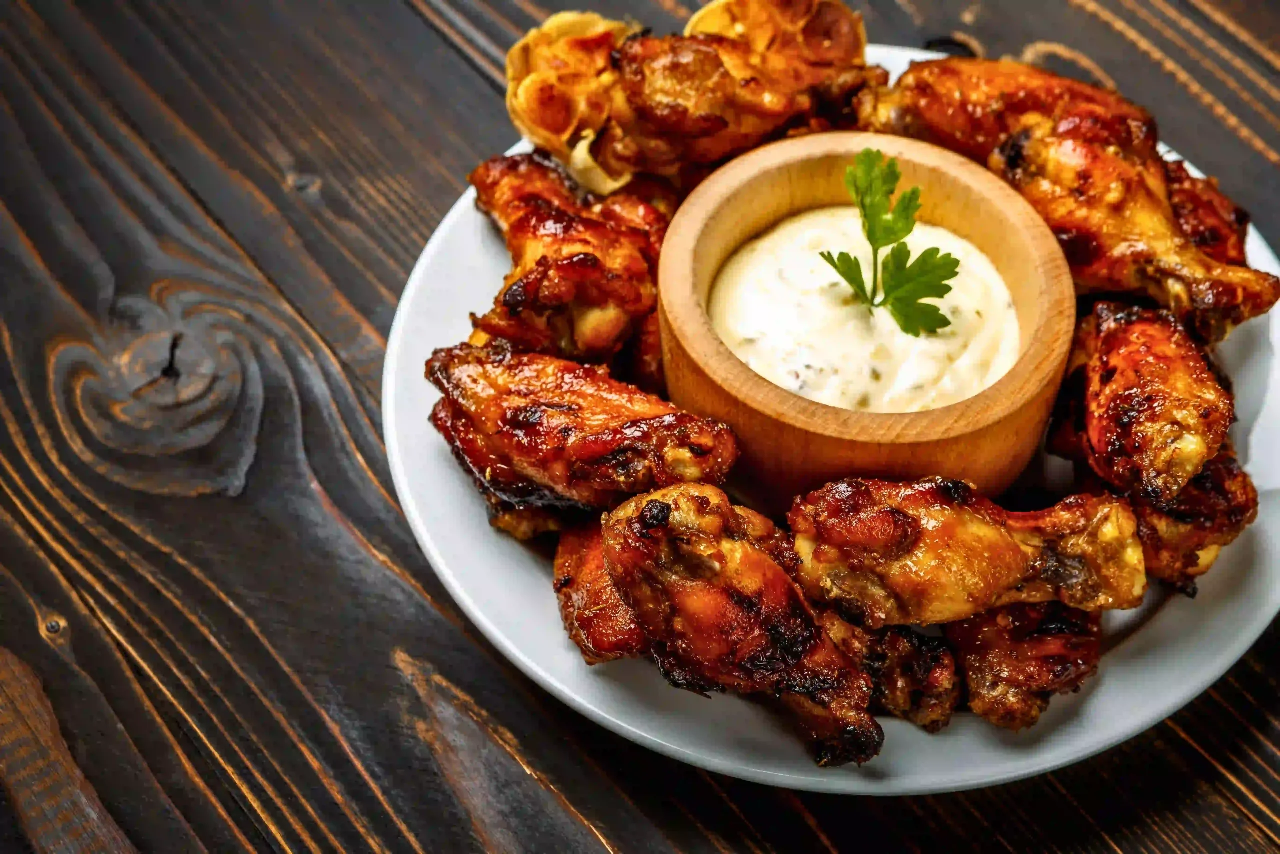 delicious chicken wings by sequence pizza